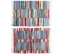Tapis en coton multicolore (Lot de 2)