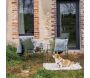 Tapis extérieur en PET Soan neige - 6