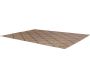 Tapis extérieur en polypropylène Allan naturel - SDE-0744