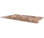 Tapis extérieur en polypropylène recyclé Ariane rouille - SDE-0732