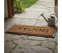 Tapis en fibres de coco inscription Welcome - ESSCHERT DESIGN