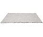 Tapis imitation fourrure argentée 120 x 170 cm