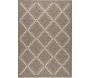 Tapis intérieur extérieur aspect jute bleu Tijuana 9041