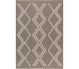 Tapis intérieur extérieur aspect jute marron Tijuana 9048