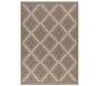 Tapis intérieur extérieur aspect jute marron Tijuana 9041