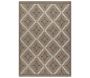 Tapis intérieur extérieur aspect jute noire Tijuana 9041