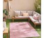 Tapis intérieur extérieur en polypropylène Fira 985 Rose - 