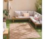 Tapis intérieur extérieur en polypropylène Fira 991 beige - 5