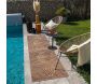 Tapis intérieur extérieur en polypropylène Fira 986 beige - 6