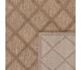 Tapis intérieur extérieur en polypropylène Fira 991 beige - NAZ-1171