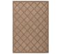 Tapis intérieur extérieur en polypropylène Fira 991 beige