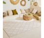 Tapis intérieur extérieur en polypropylène Fira 991 blanc - 