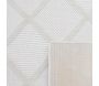 Tapis intérieur extérieur en polypropylène Fira 991 blanc - NAZ-1164