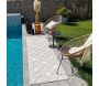 Tapis intérieur extérieur en polypropylène Fira 991 blanc - 6
