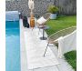 Tapis intérieur extérieur en polypropylène Fira 987 blanc - 6