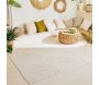Tapis intérieur extérieur en polypropylène Fira 989 blanc - 