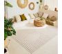 Tapis intérieur extérieur en polypropylène Fira 986 blanc - 