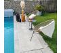 Tapis intérieur extérieur en polypropylène Fira 986 blanc - 6