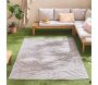 Tapis intérieur extérieur en polypropylène Fira 988 gris - 