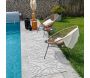 Tapis intérieur extérieur en polypropylène Fira 988 gris - 6