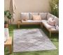 Tapis intérieur extérieur en polypropylène Fira 991 gris - 