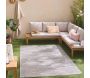 Tapis intérieur extérieur en polypropylène Fira 990 gris - 5