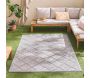 Tapis intérieur extérieur en polypropylène Fira 991 gris - 5