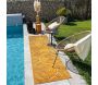 Tapis intérieur extérieur en polypropylène Fira 986 jaune - 6