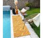 Tapis intérieur extérieur en polypropylène Fira 988 jaune - 6