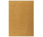 Tapis intérieur extérieur en polypropylène Fira 986 jaune