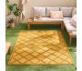 Tapis intérieur extérieur en polypropylène Fira 991 jaune - 139