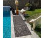 Tapis intérieur extérieur en polypropylène Fira 988 noir - 6