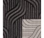 Tapis intérieur extérieur en polypropylène Fira 989 noir - NAZ-1111