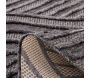 Tapis intérieur extérieur en polypropylène Fira 989 noir - 139