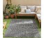 Tapis intérieur extérieur en polypropylène Fira 989 noir - 5
