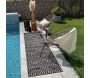 Tapis intérieur extérieur en polypropylène Fira 985 noir - 6