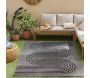 Tapis intérieur extérieur en polypropylène Fira 987 noir - 5