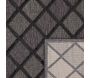 Tapis intérieur extérieur en polypropylène Fira 991 noir - NAZ-1180