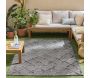 Tapis intérieur extérieur en polypropylène Fira 991 noir - 5