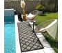 Tapis intérieur extérieur en polypropylène Fira 991 noir - 6