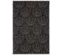 Tapis intérieur extérieur en polypropylène Fira 985 noir