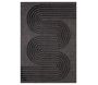Tapis intérieur extérieur en polypropylène Fira 987 noir
