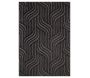 Tapis intérieur extérieur en polypropylène Fira 989 noir