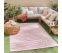 Tapis intérieur extérieur en polypropylène Fira 987 rose - 