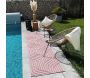 Tapis intérieur extérieur en polypropylène Fira 989 rose - 6