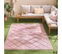 Tapis intérieur extérieur en polypropylène Fira 991 rose - 