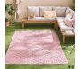 Tapis intérieur extérieur en polypropylène Fira 989 rose - 
