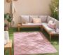 Tapis intérieur extérieur en polypropylène Fira 991 rose - 39,90