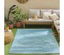 Tapis intérieur extérieur en polypropylène Fira 987 turquoise - 5