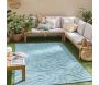 Tapis intérieur extérieur en polypropylène Fira 988 turquoise - 5